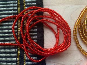 Red Beauty Waist Beads